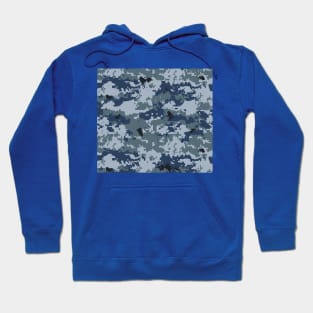 Navy Digital Camouflage Hoodie